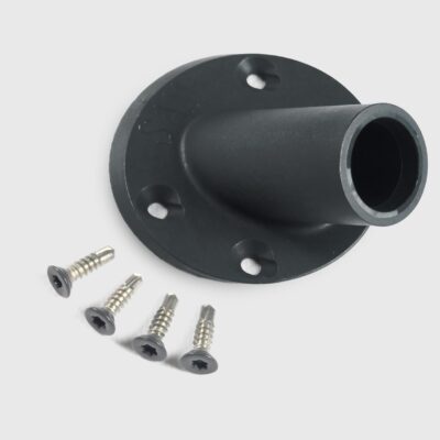 Platine de rotation grise pour pergola
