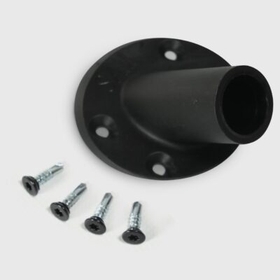 Platine de rotation noire pour pergola
