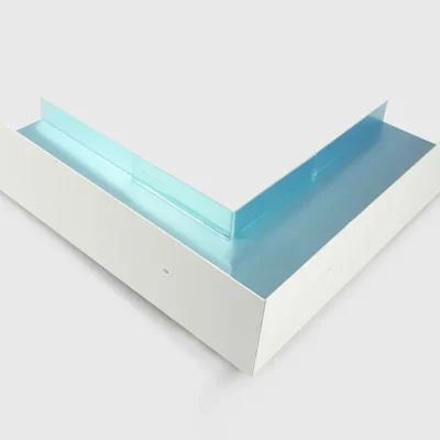 cheneau aluminium blanc